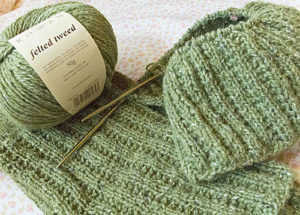 Tagled-Yoke-Green-1_sml Tagled Yoke Cardigan Knitting Project