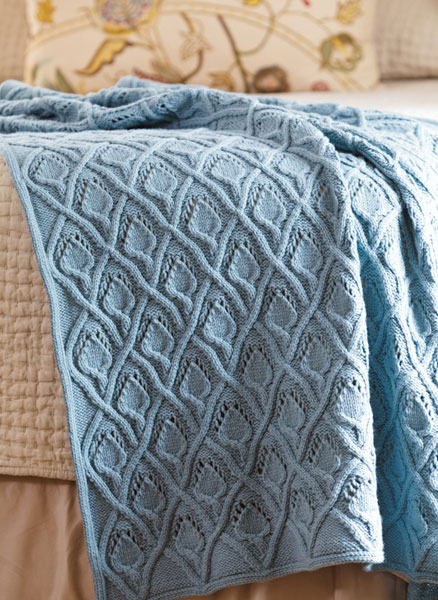 knitting pattern, throw, Quince & Co, Lark