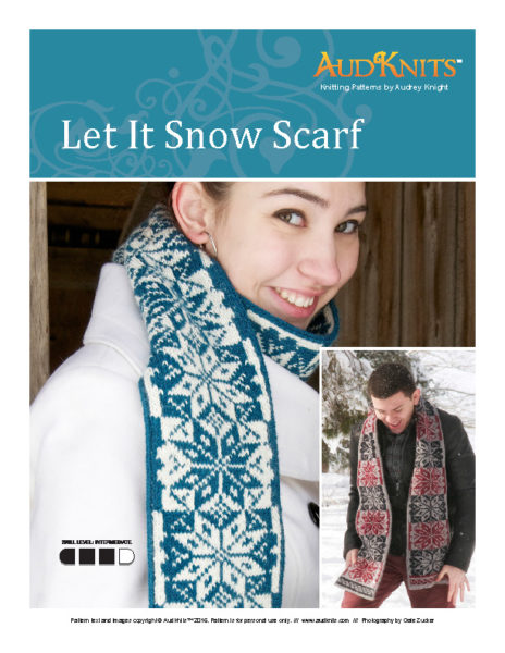 Let It Snow Pattern Cover