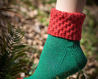 Christmas Smock Top Socks